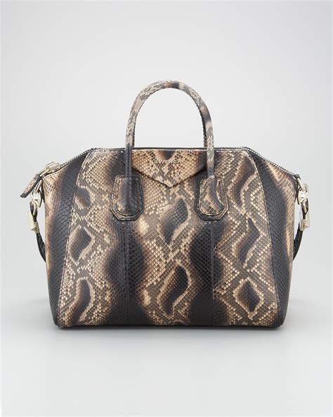 givenchy antigona gray python|givenchy antigona shopper.